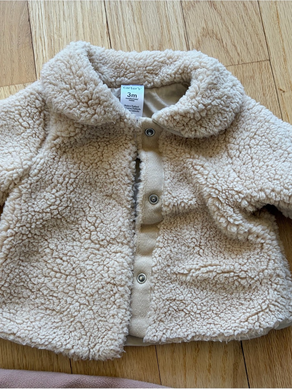 Carter's Cream Sherpa Baby Puffer Jacket